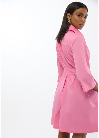 Short Sleeve Shirt Dress