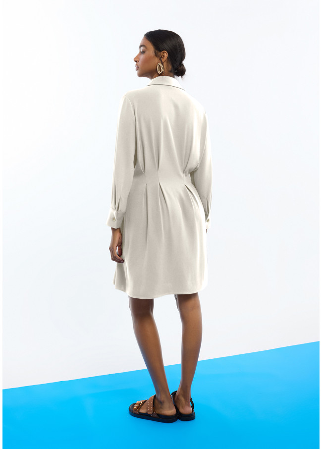 Vestito Camicia con Bottoni