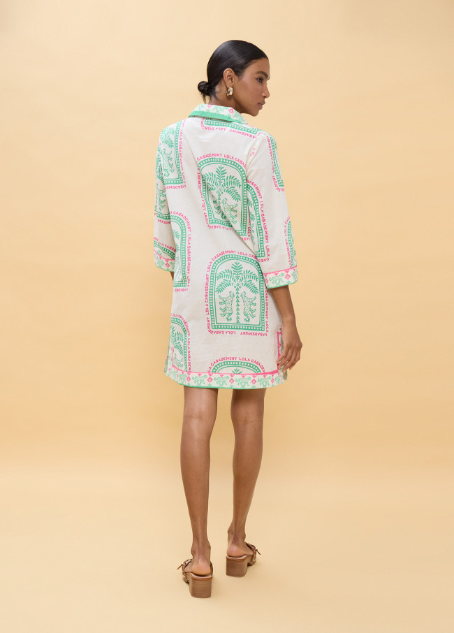 Vestido estampado estilo thai