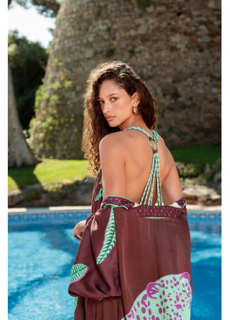 Kimono palmeras y leopardo