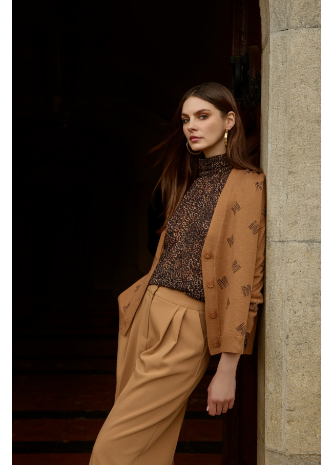 Cardigan M de luxe à strass