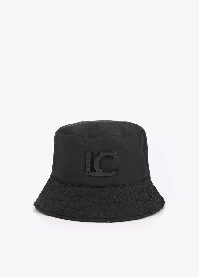 Cappello a secchiello con logo