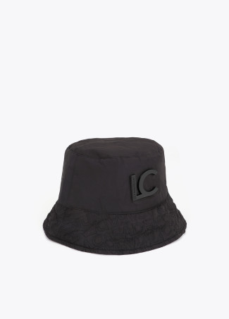 Logo-printed bucket hat
