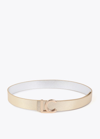 Cinturón reversible hebilla LC bicolor