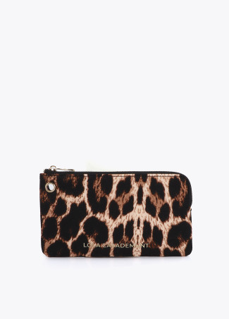 Porte-monnaie double avec pendentif LC Tissu