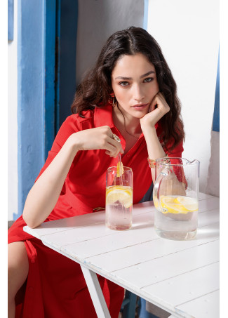 Robe Midi Jupe Évasée