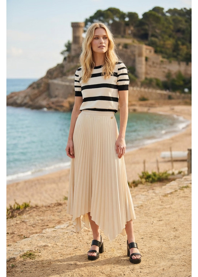 Vestito in maglia con spalline