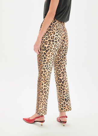 Tierdruck Cropped Flare Hose