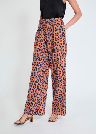Pantaloni Palazzo Animalier