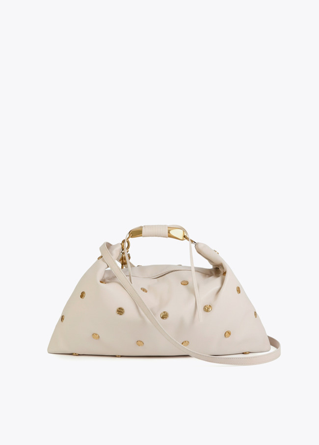 Sac Hobo Texturé à Clous