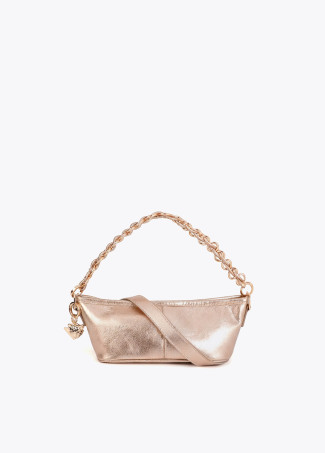 Glänzende Effektkette Tasche