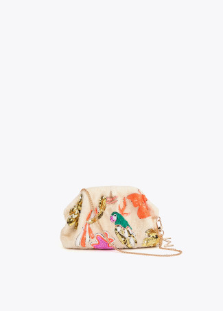 Bolsa com Pedraria Papagaios