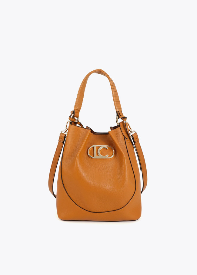 Borsa Hobo Effetto Pelle Manico Intrecciato e...