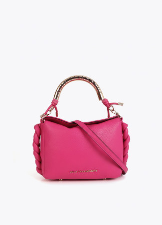 Borsa a Tracolla con Manico in Metallo Traforato