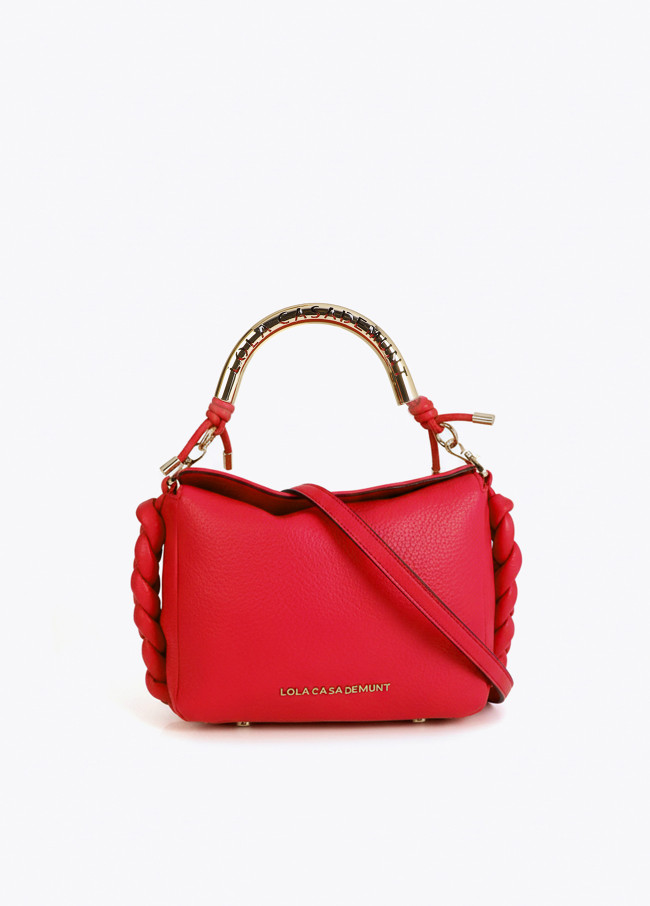 Bolso bandolera asa metálica troquelada