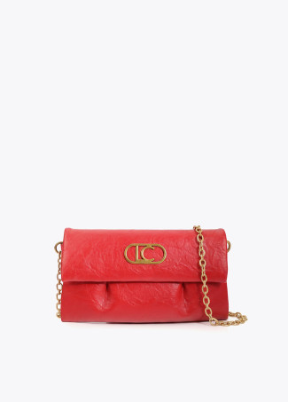 Sac Bandoulière à Revers et Plis