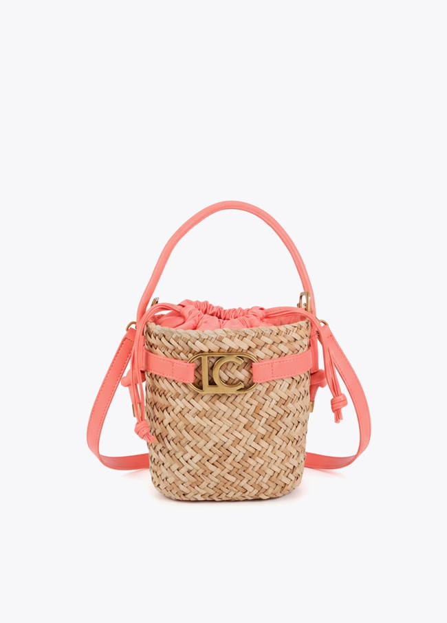 Sac Seau avec Détails Effet Cuir