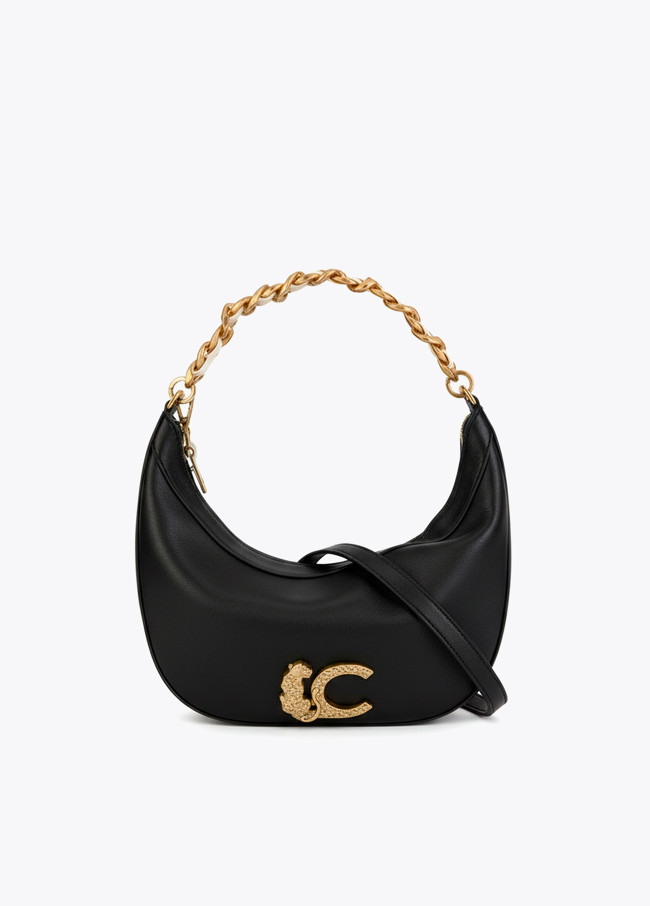 Sac demi-lune avec LC animalier et chaîne