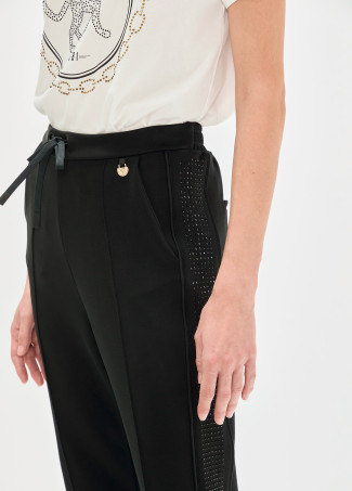 Scuba Pants Side Strass