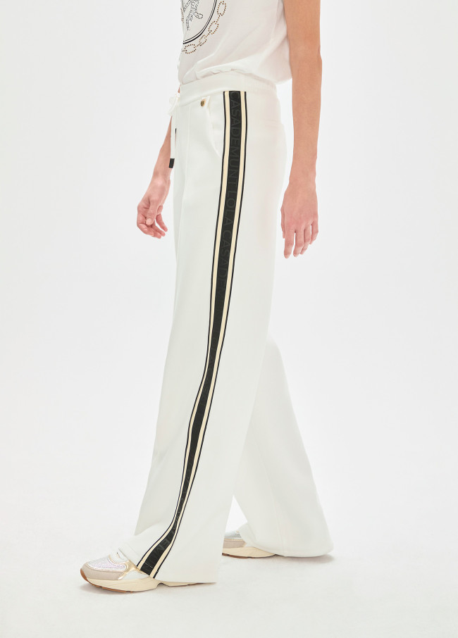 Pantalon Scuba à Rayures Latérales