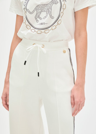 Scuba Pants with Side Stripes