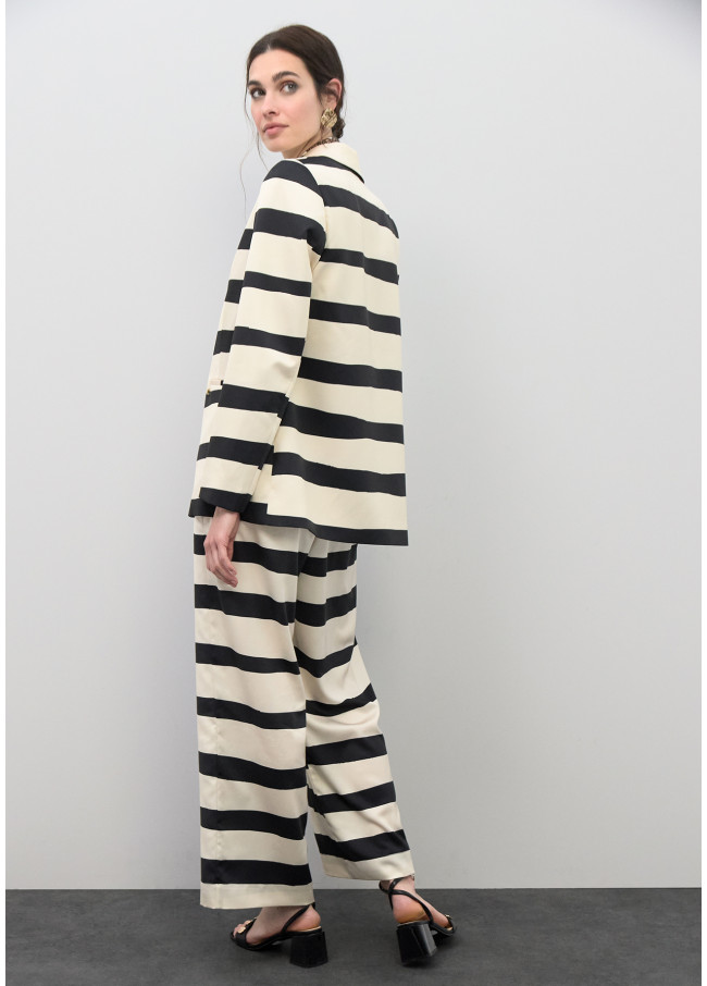 Culotte Satinée Rayée