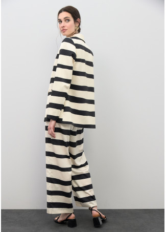 Culotte Satinée Rayée