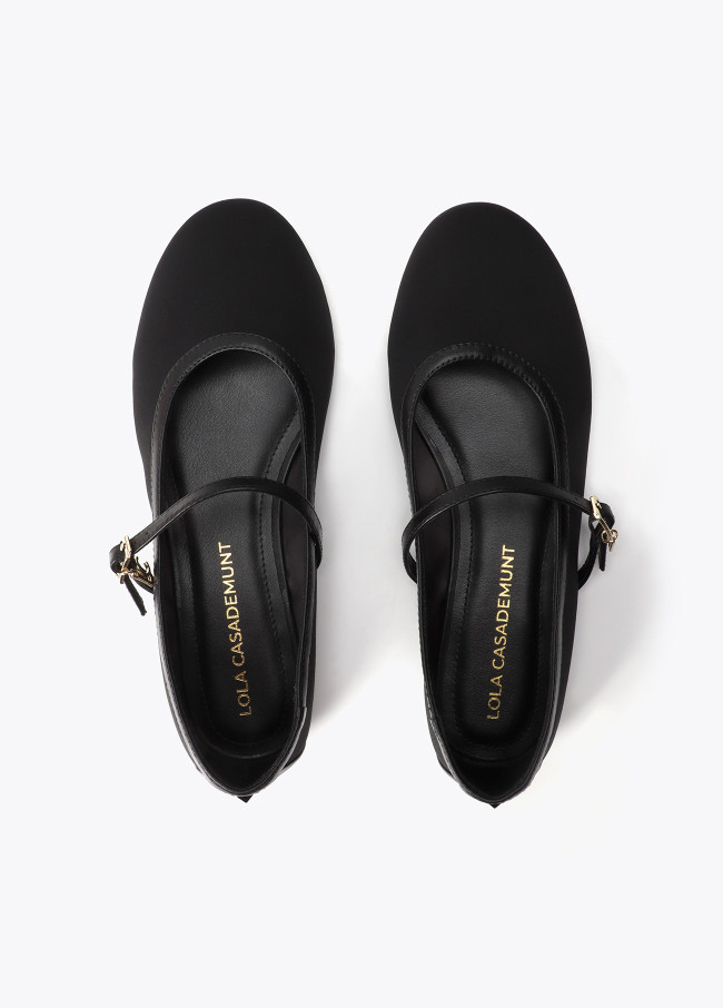 Ballerina in neoprene con borchie