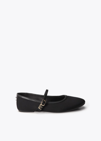 Ballerina in neoprene con borchie