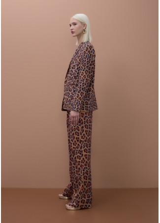 Pantalón palazzo estampado animal