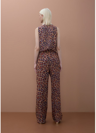 Pantaloni Palazzo Animalier