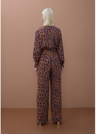 Blusa con estampado animal