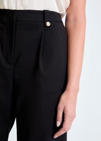 Pantaloni con Passanti Borchie