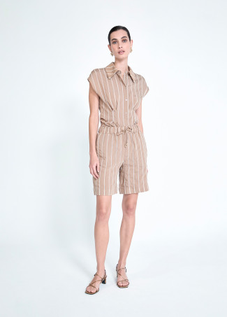 Fluid Striped Bermuda