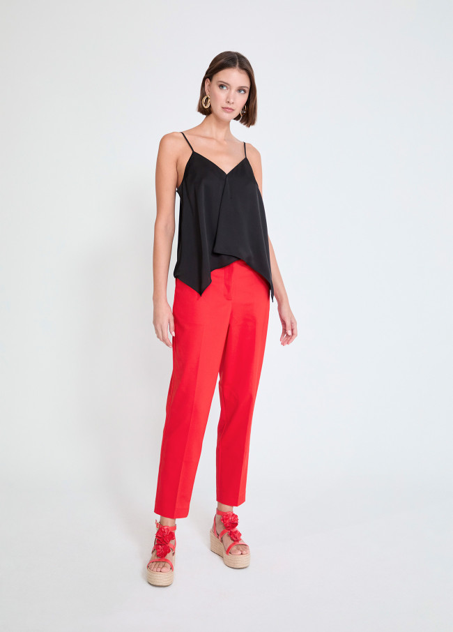 Pleated Slip Top