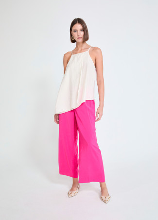 Thin Strap Top with Front Flap