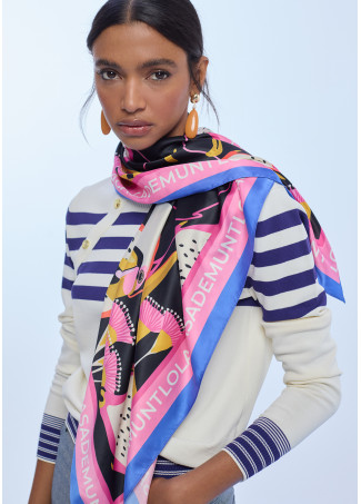 Sailor Sweater with Side Buttons