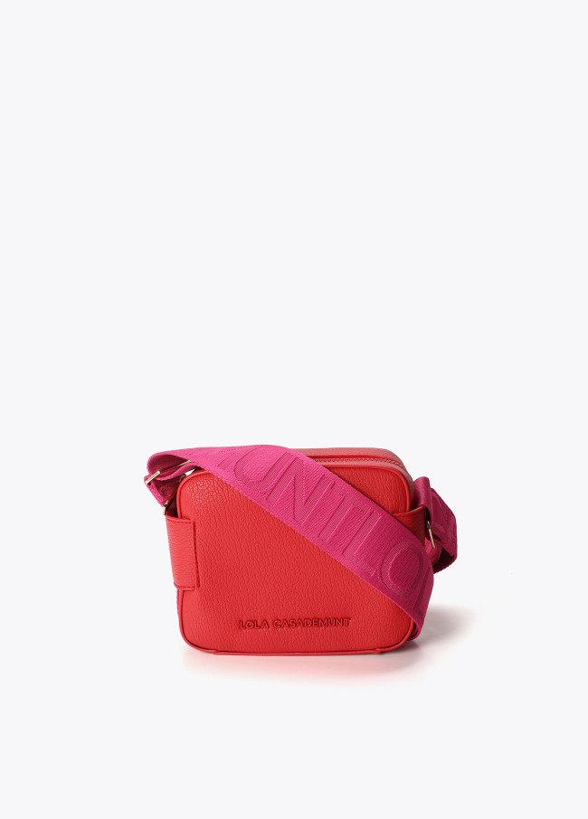 Contrast Strap Nylon Crossbody