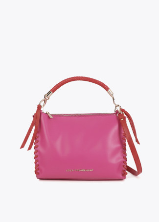 Sac avec Détail Tressé Contrastant