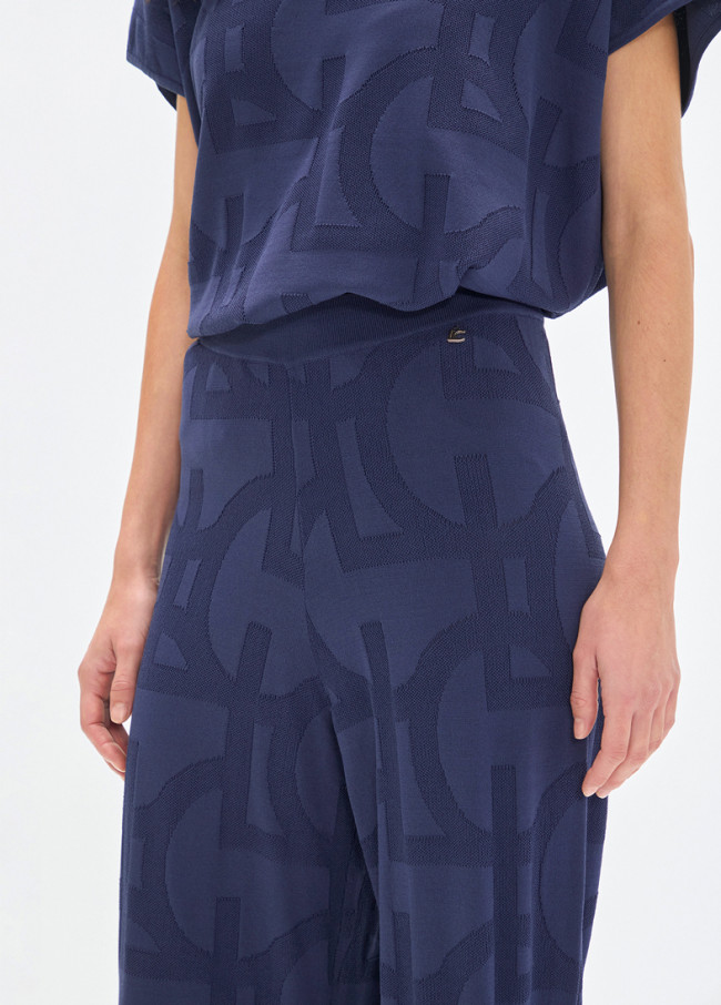 Pantalon Jacquard Tricot LC
