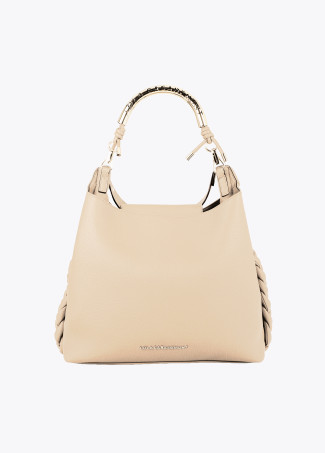 Metallic Handle Shopper