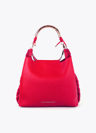 Sac shopper à anse métallique découpée