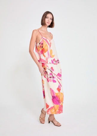 Floral Print Lingerie Top