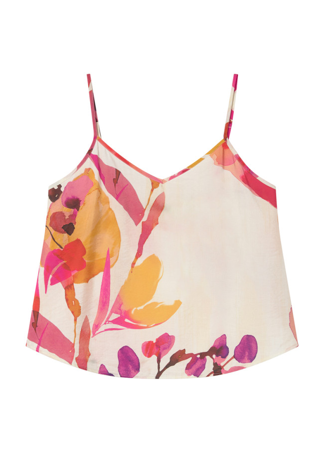 Floral Print Lingerie Top