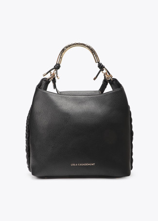 Shopper Manico Metallo Intagliato - Lola Casademunt