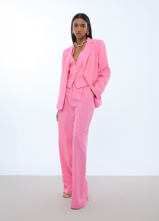 Pleated Palazzo Pants