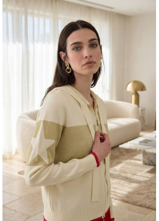 Sudadera con detalles de lúrex