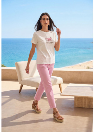 T-shirt stampa leopardo