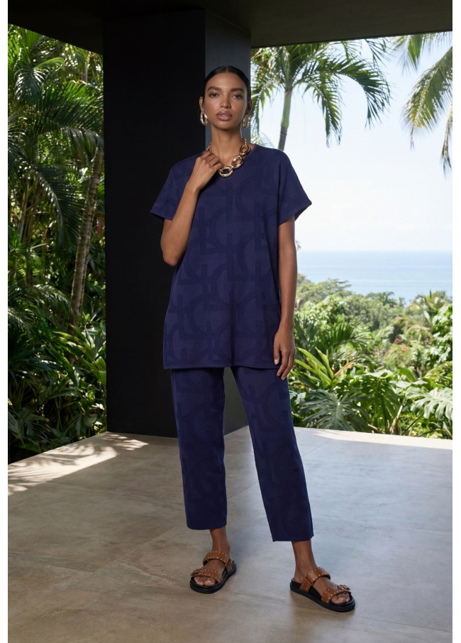 Camiseta Tricot Jaquard LC