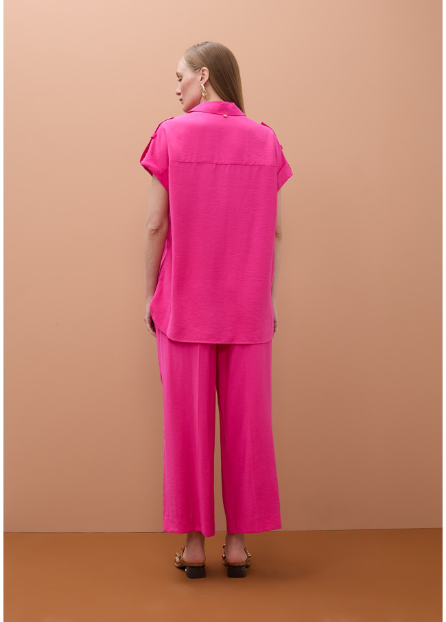 Pantalon culotte fluide